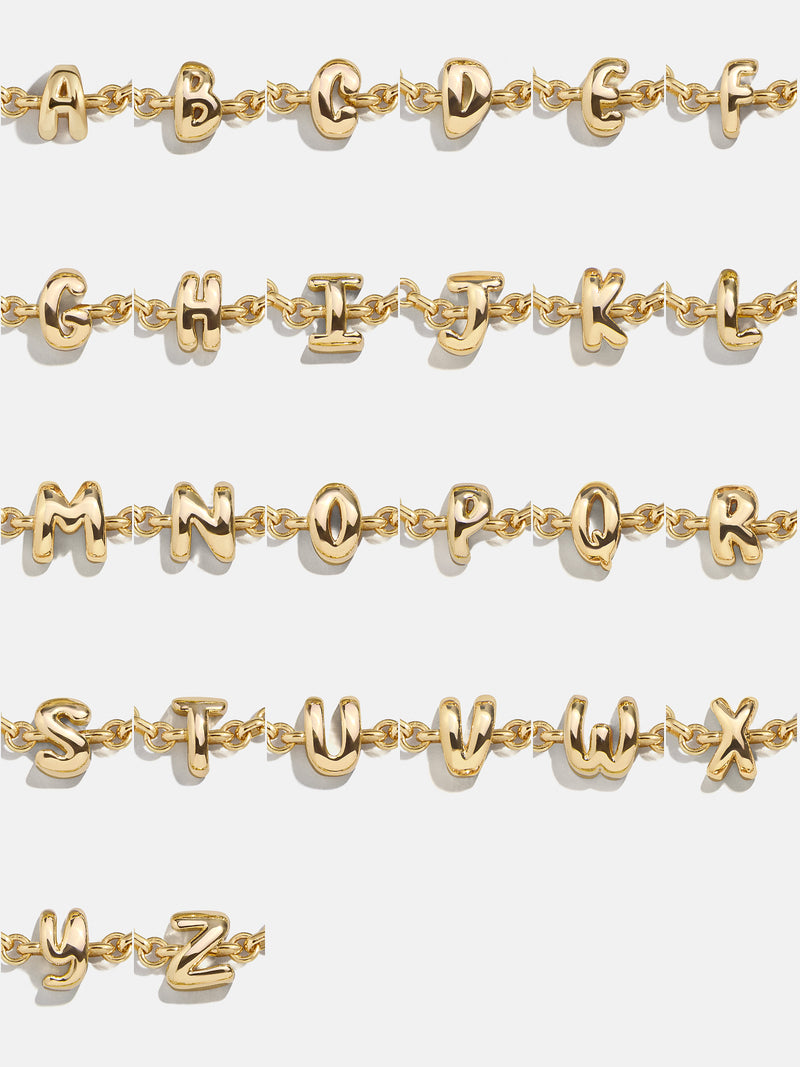 BaubleBar Chunky Chain Initial Bracelet - Gold - 
    Gold chunky initial bracelet
  
