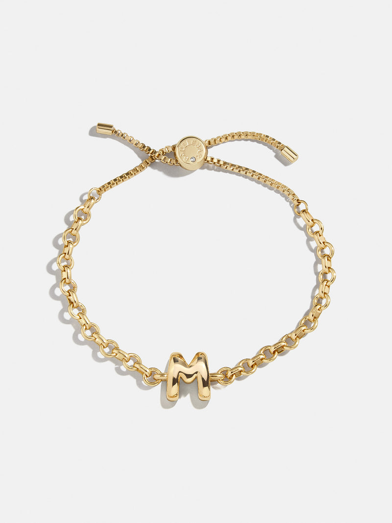 BaubleBar M - 
    Gold chunky initial bracelet
  
