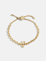 BaubleBar V - 
    Gold chunky initial bracelet
  
