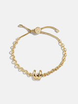 BaubleBar W - 
    Gold chunky initial bracelet
  
