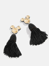 BaubleBar Disney Mickey Mouse Tassel Earrings - Black - 
    Disney black tassel earrings
  
