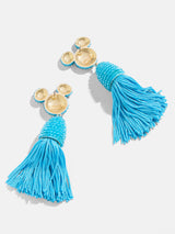 BaubleBar Disney Mickey Mouse Tassel Earrings - Blue - 
    Disney blue tassel earrings
  
