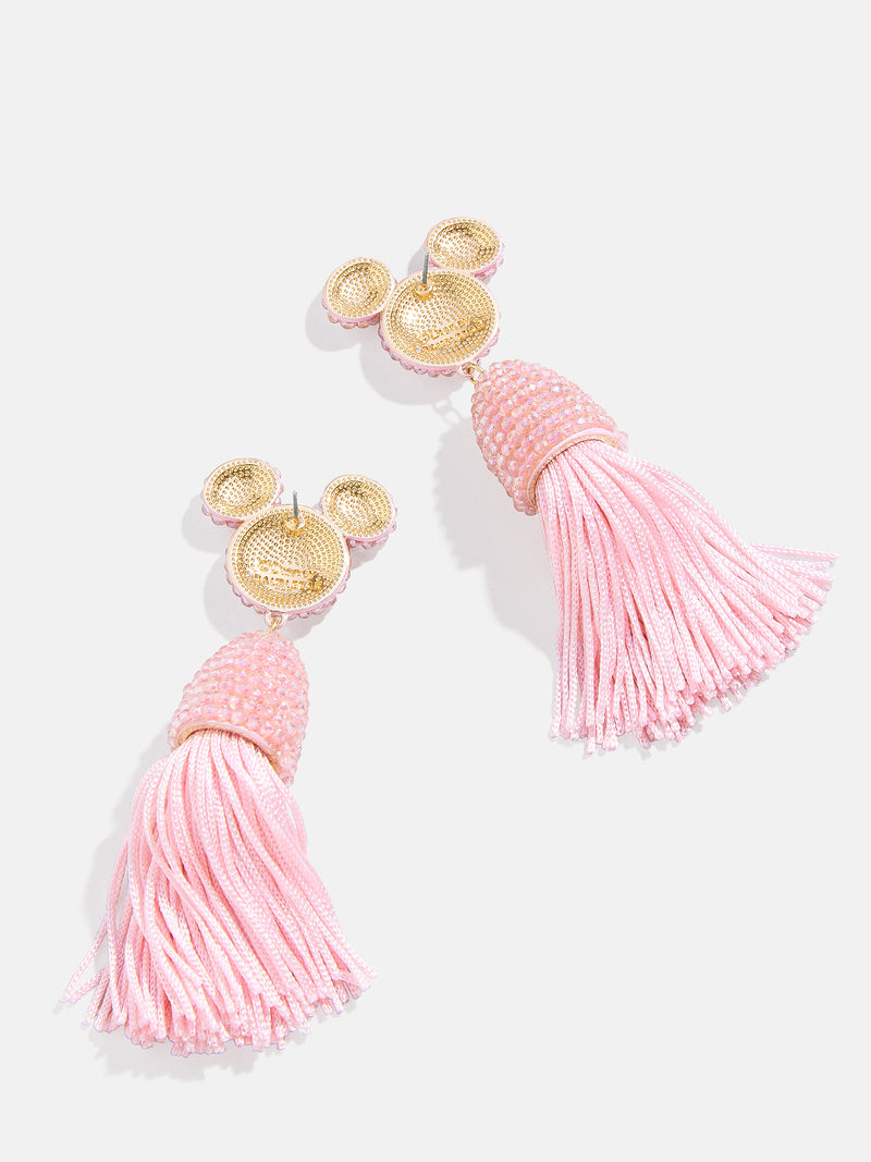 BaubleBar Disney Mickey Mouse Tassel Earrings - Light Pink - 
    Disney pink tassel earrings
  
