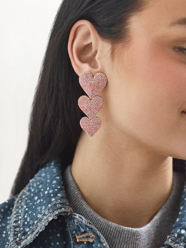 Eden Earrings - Pink