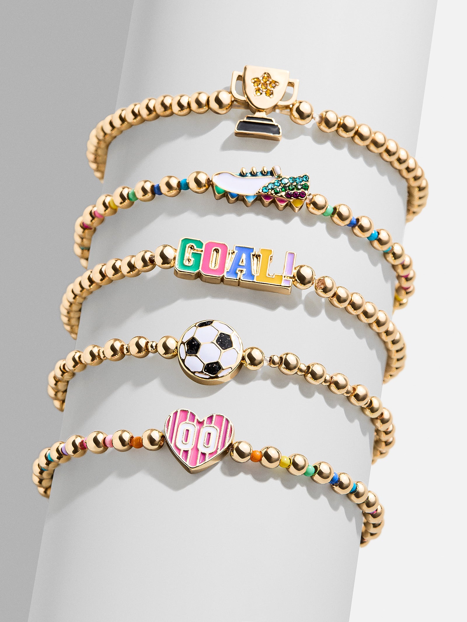 Just For Kicks Kids' Pisa Bracelet Set - Kids' Soccer Bracelet Set