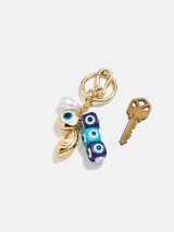 BaubleBar Eyes For The Good Life Bag Charm - Blue - 
    Evil eye cluster bag charm
  
