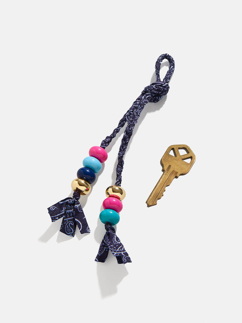 BaubleBar Braided Bandana Bag Charm - Blue - 
    Braided bandana bag charm
  
