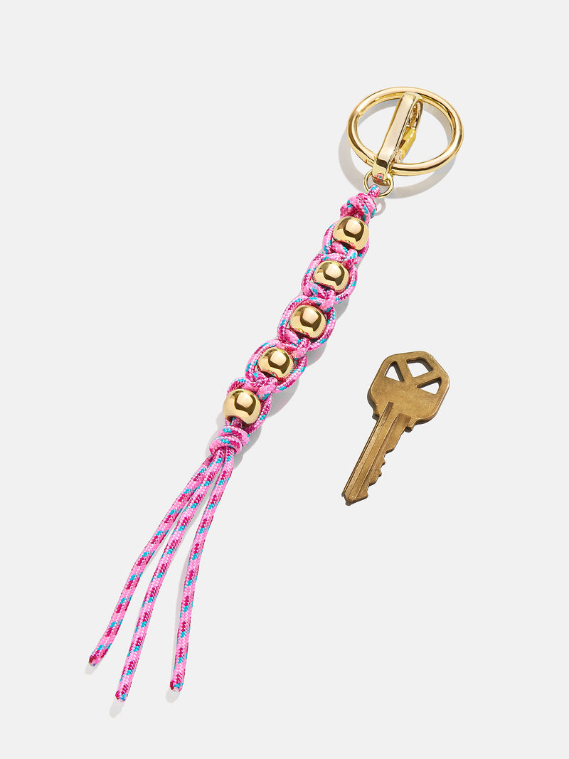 BaubleBar Aria Bag Charm - Pink - 
    Braided rope bag charm
  
