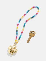 BaubleBar Luck And Loaded Bag Charm - Multi - 
    Four leaf clover bag charm
  
