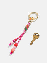 BaubleBar Zoe Beaded Bag Charm - Pink - 
    Pink beaded bag charm
  
