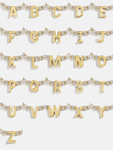 BaubleBar Ruth Initial Tennis Necklace - Gold/Pavé - 
    Ends Tonight: Take an Extra 25% Off Sale
  
