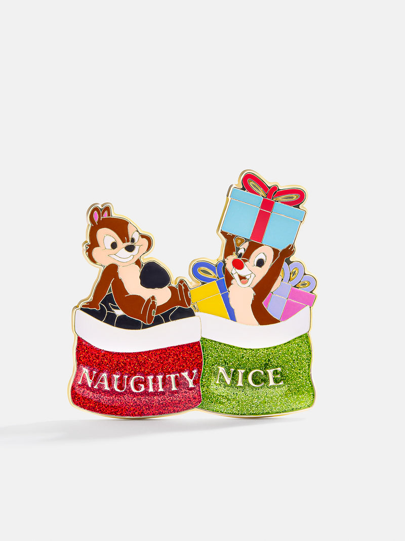 Disney Chip 'N Dale Naughty & Nice Pin - Chip 'N Dale Naughty & Nice