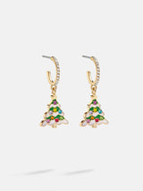 BaubleBar Spruced Up Kids' Christmas Tree Earrings - Kids Christmas Tree Earrings - 
    Kids' Christmas tree earrings
  
