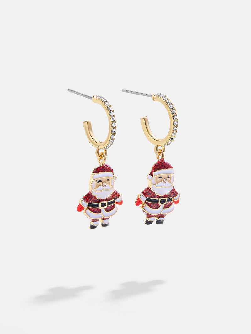 BaubleBar Ho Ho Ho Kids' Santa Earrings - Kids Santa Earrings - 
    Kids' Santa Claus earrings
  
