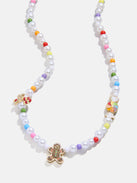 Sweet Christmas Kids' Charm Necklace - White/Light Multi