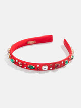 BaubleBar Holly Jolly Kids' Headband - Red - 
    Kids holiday headband
  
