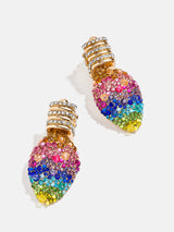 BaubleBar Bright Bulb Earrings - Multi - 
    Christmas light earring
  
