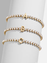 BaubleBar Lyanna Initial Tennis Bracelet - Initial Tennis Bracelet - 
    Black Friday Deal​
  
