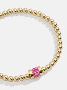 Tatum Birthstone Bracelet - Rose