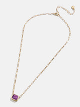 BaubleBar Born For You Birthstone Necklace - Amethyst - 
    Black Friday Deal​
  
