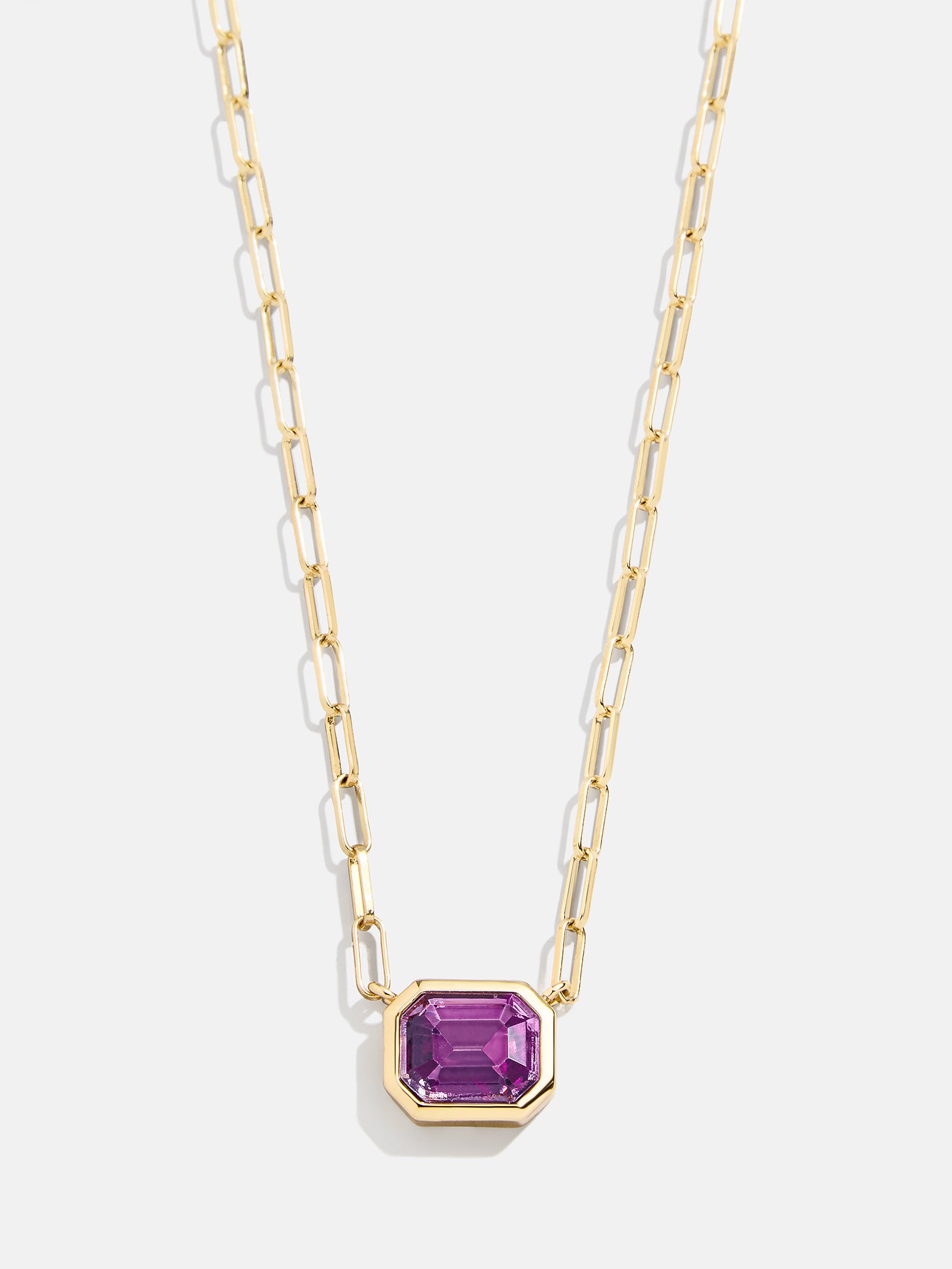 Born For You Birthstone Necklace - Amethyst