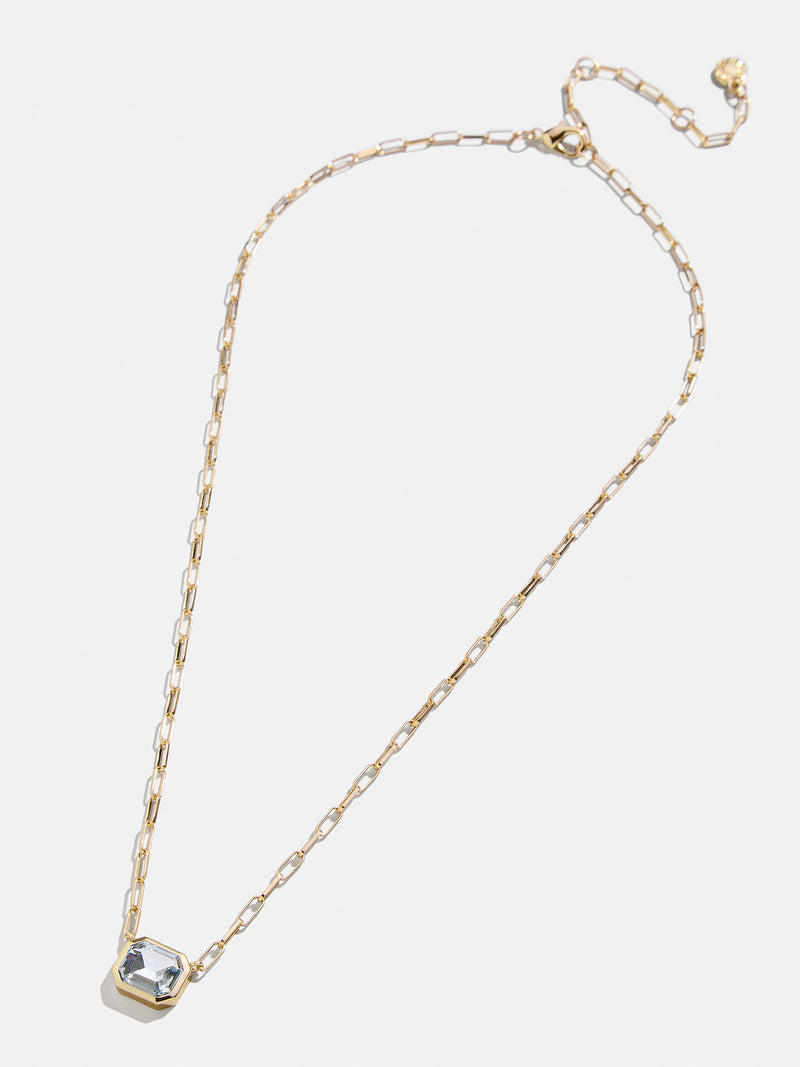 BaubleBar Born For You Birthstone Necklace - Aquamarine - 
    Black Friday Deal​
  
