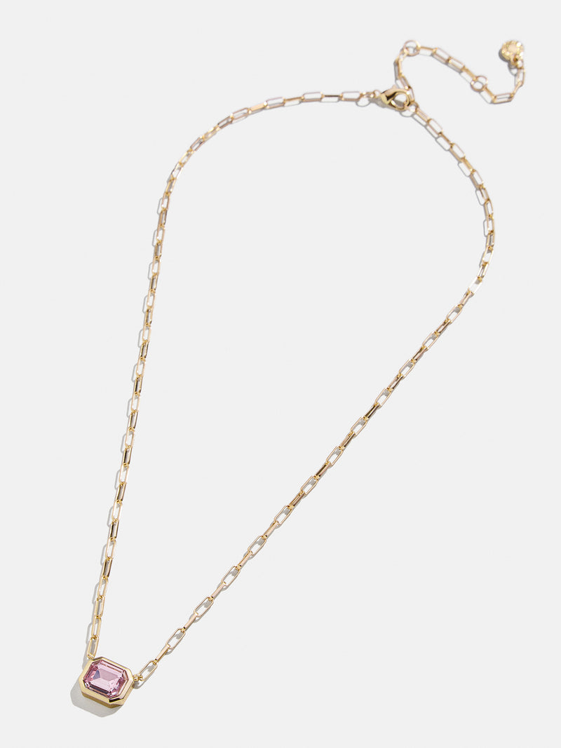 BaubleBar Born For You Birthstone Necklace - Light Amethyst - 
    Black Friday Deal​
  
