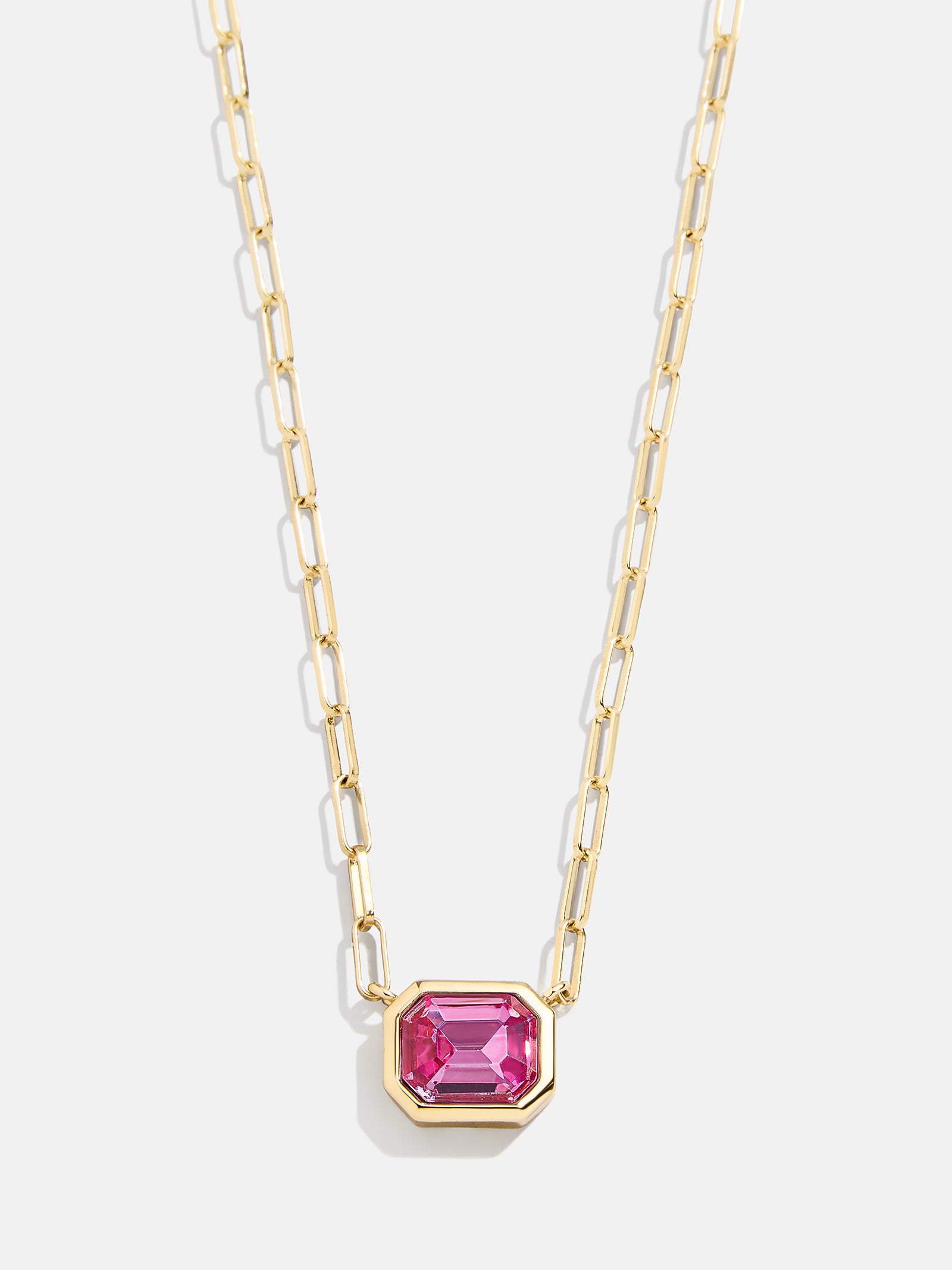 Born For You Birthstone Necklace - Rose