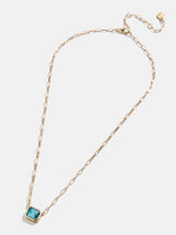 BaubleBar Born For You Birthstone Necklace - Blue Zircon - 
    Black Friday Deal​
  
