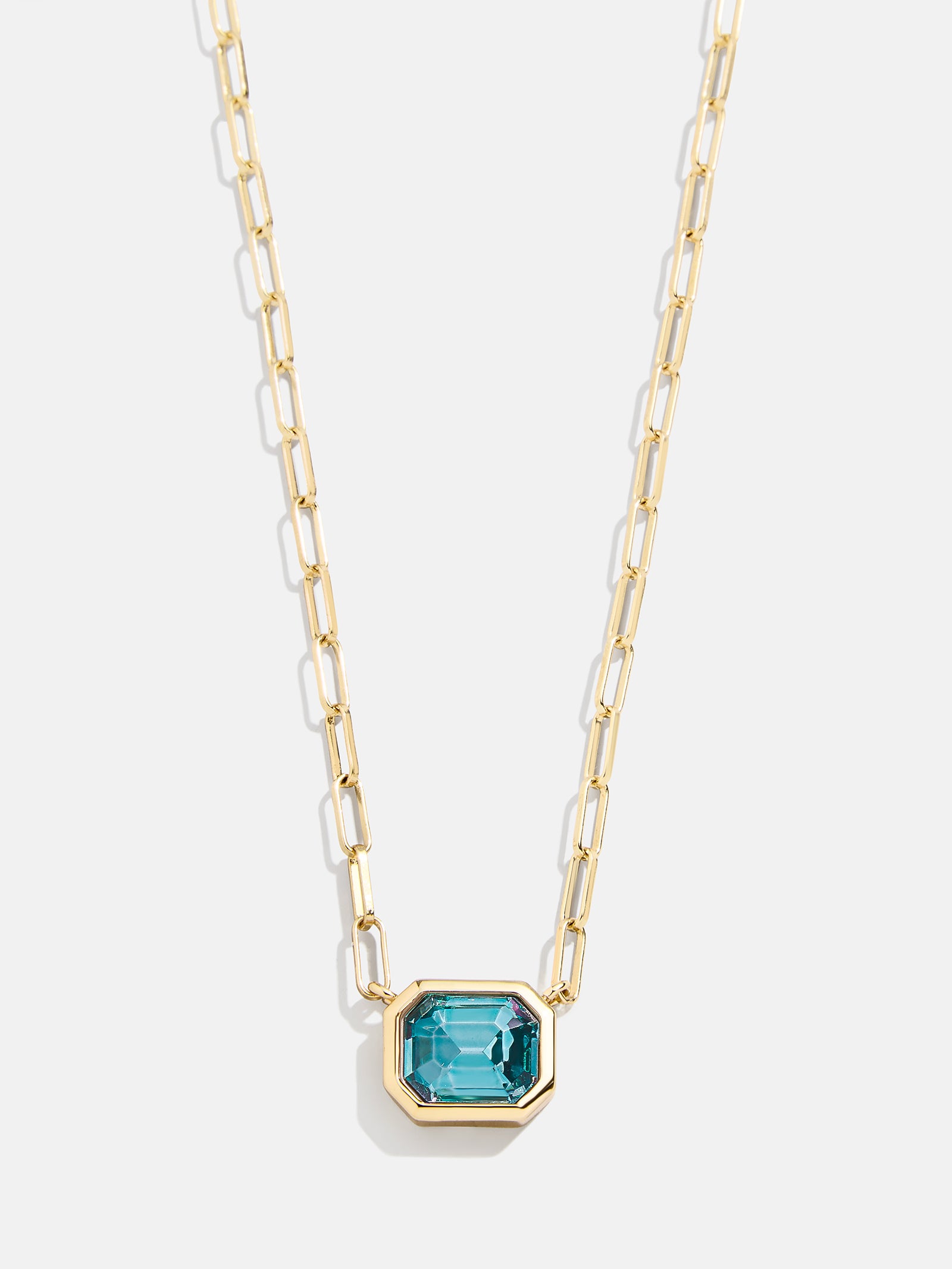 Born For You Birthstone Necklace - Blue Zircon