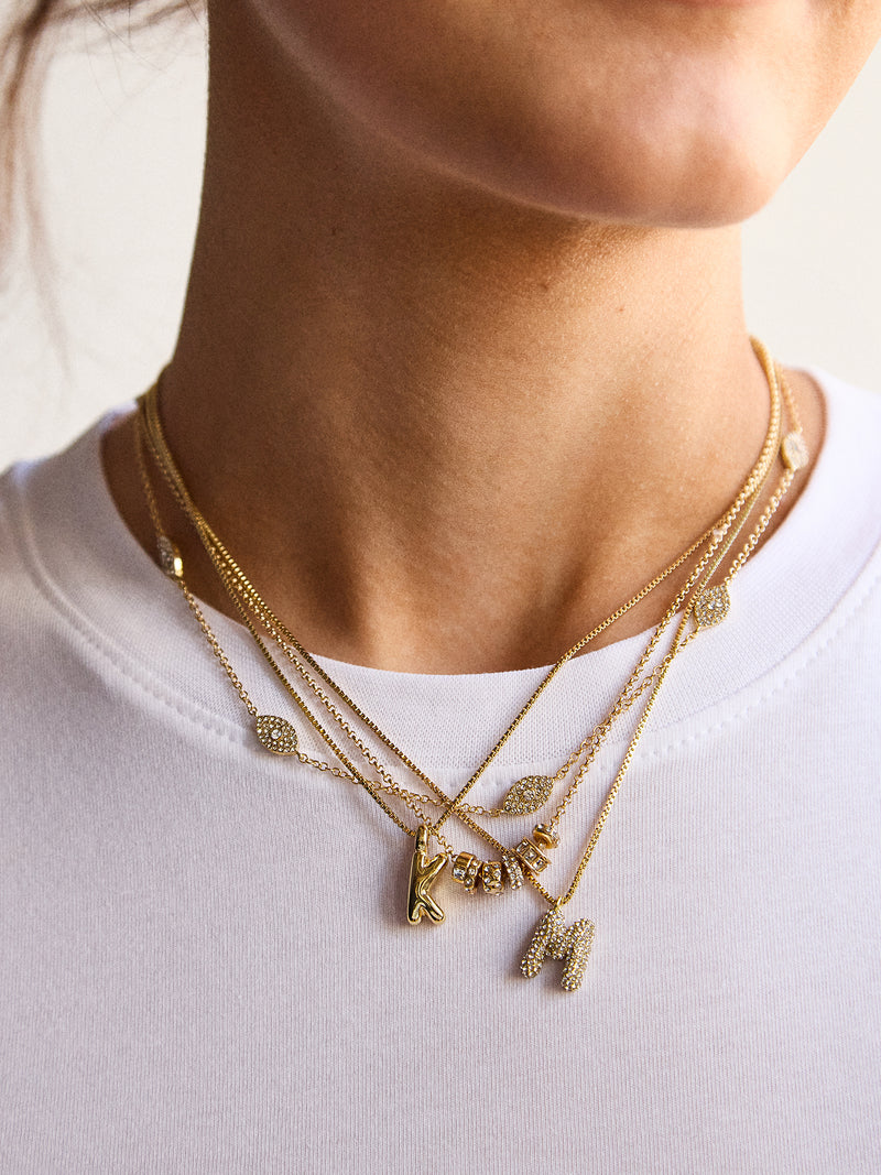 BaubleBar Renee Charm Necklace - Gold/Pavé - 
    Ends Tonight: Take an Extra 25% Off Sale
  
