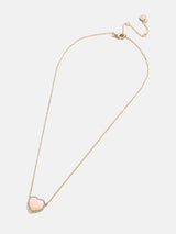 BaubleBar Freya Heart Necklace - Rose Quartz - 
    Black Friday Deal​
  
