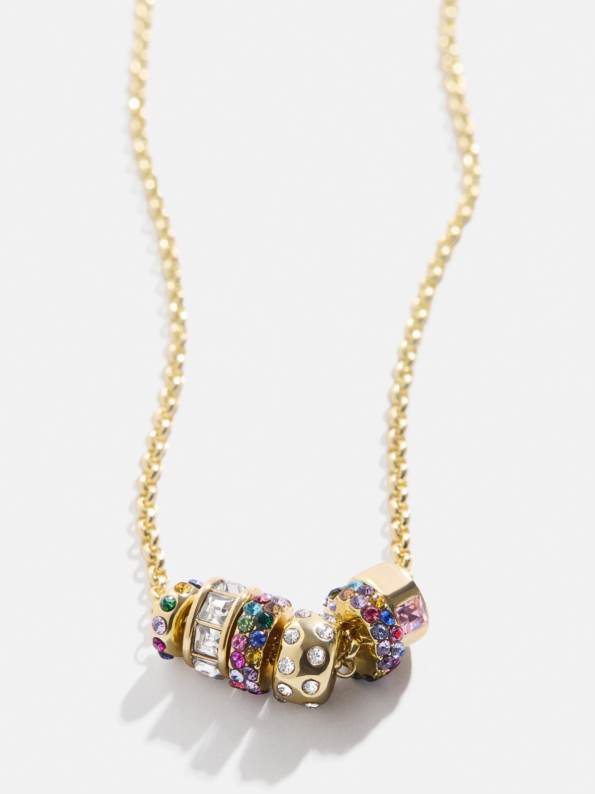 Renee Charm Necklace - Gold/Multi