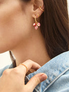 Evelyn Earrings - Pink