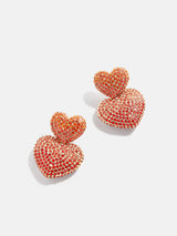 BaubleBar Harley Statement Earrings - Red - 
    Red heart statement earrings
  
