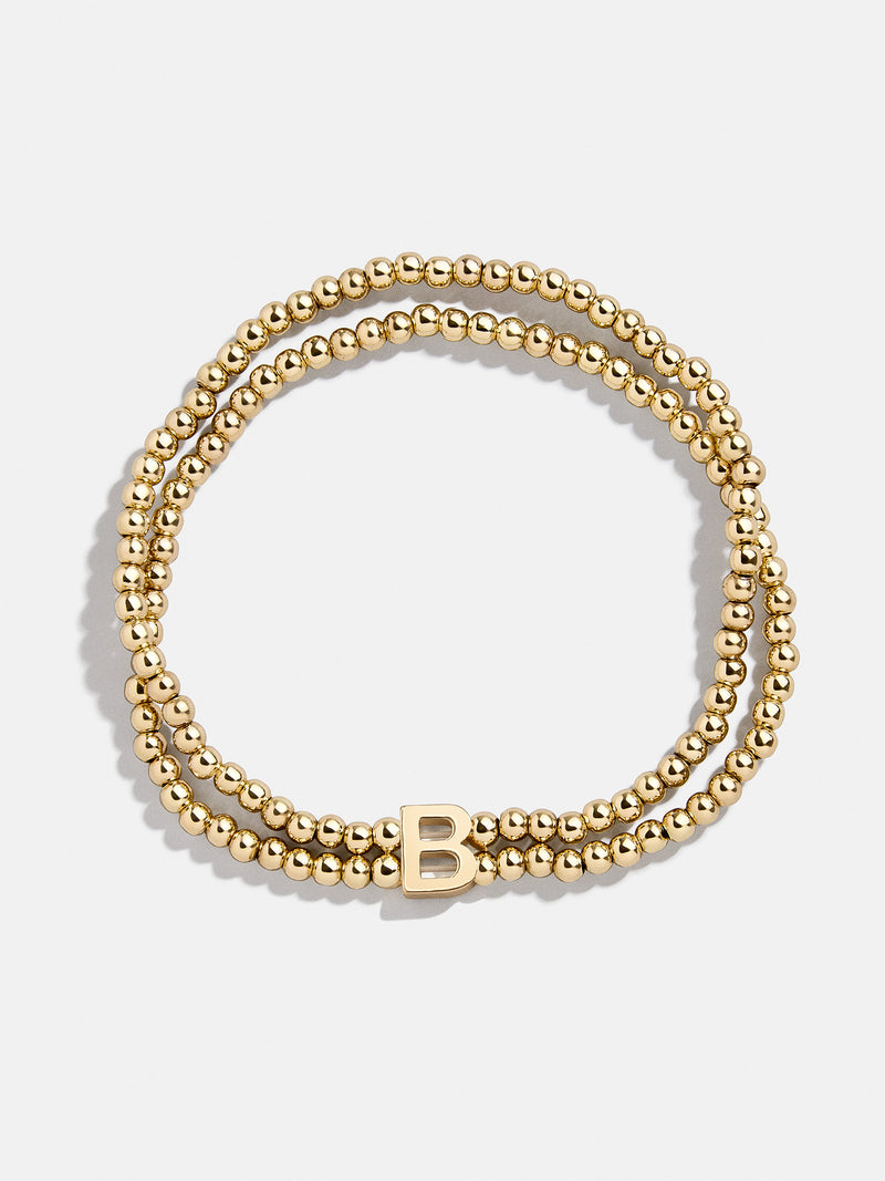 BaubleBar B - 
    Gold beaded bracelet
  
