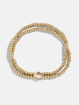 BaubleBar C - 
    Gold beaded bracelet
  
