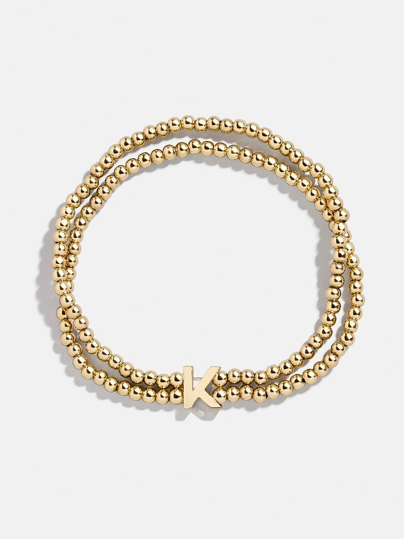 BaubleBar K - 
    Gold beaded bracelet
  
