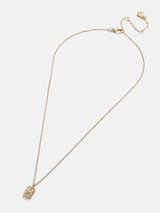 BaubleBar Tina Block Initial Necklace - Gold/Pavé - 
    Black Friday Deal​
  
