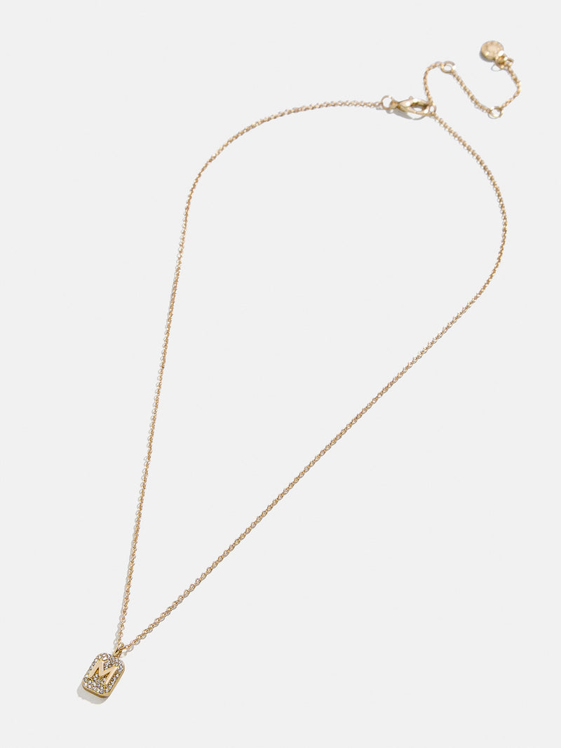 BaubleBar Tina Block Initial Necklace - Gold/Pavé - 
    Ends Tonight: Take an Extra 25% Off Sale
  
