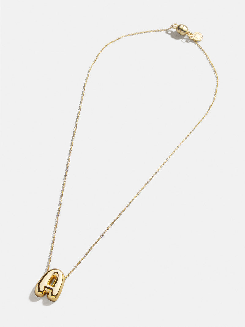 BaubleBar Kids' Bubble Initial Necklace - Gold - 
    Kids' 3D Initial Necklace
  
