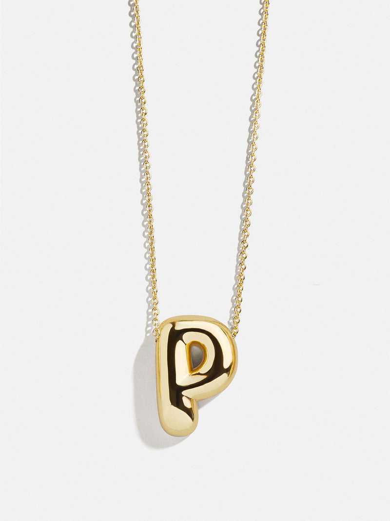 BaubleBar P - 
    Kids' 3D Initial Necklace
  
