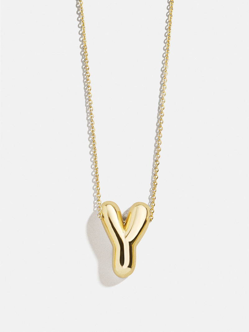 BaubleBar Y - 
    Kids' 3D Initial Necklace
  
