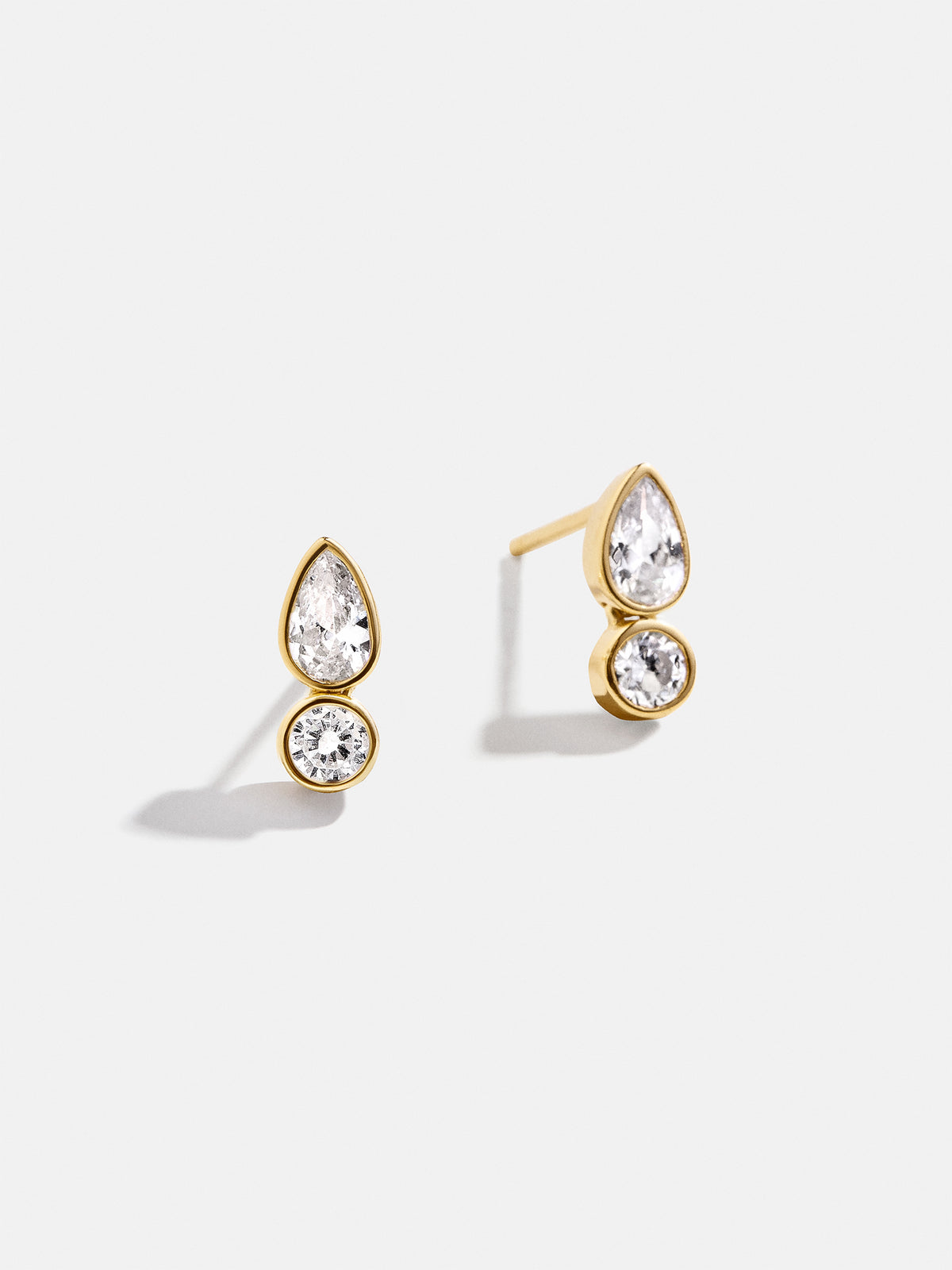 Livia 18K Gold Earrings - Gold/Pavé