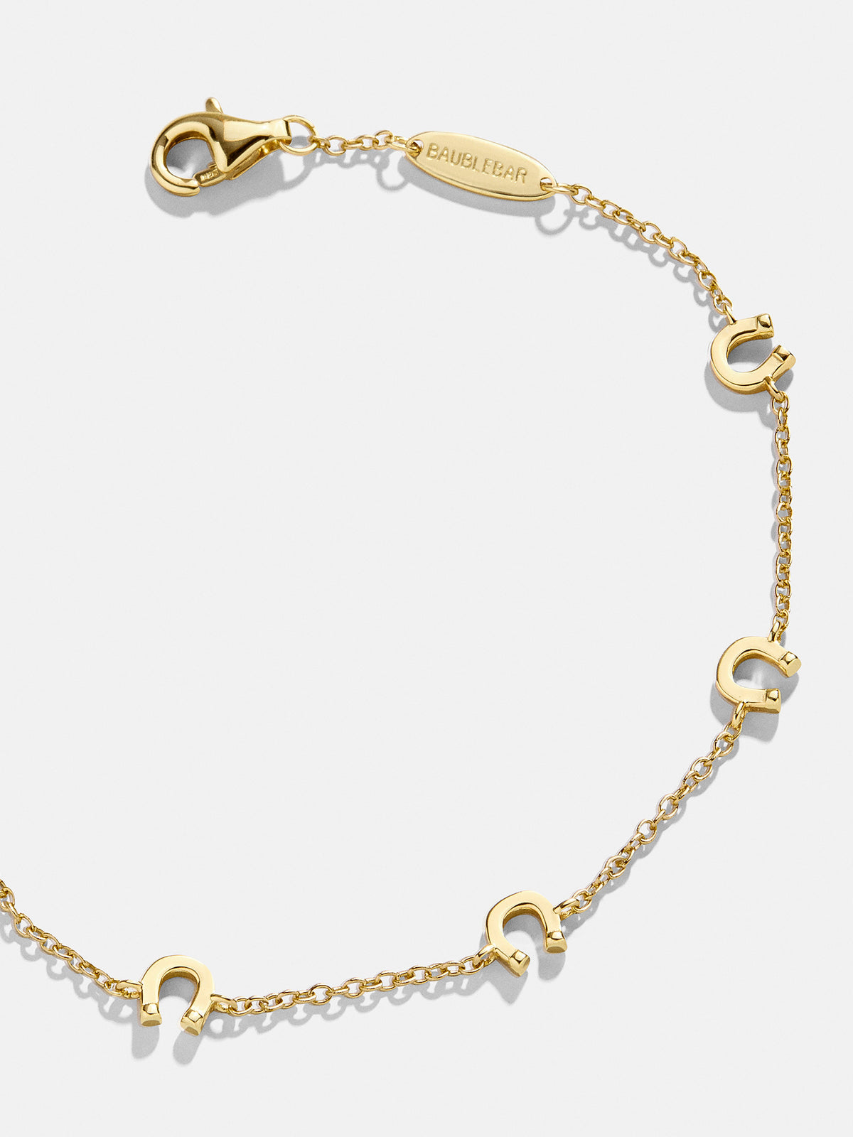 18K Gold Horseshoe Bracelet - Horseshoe