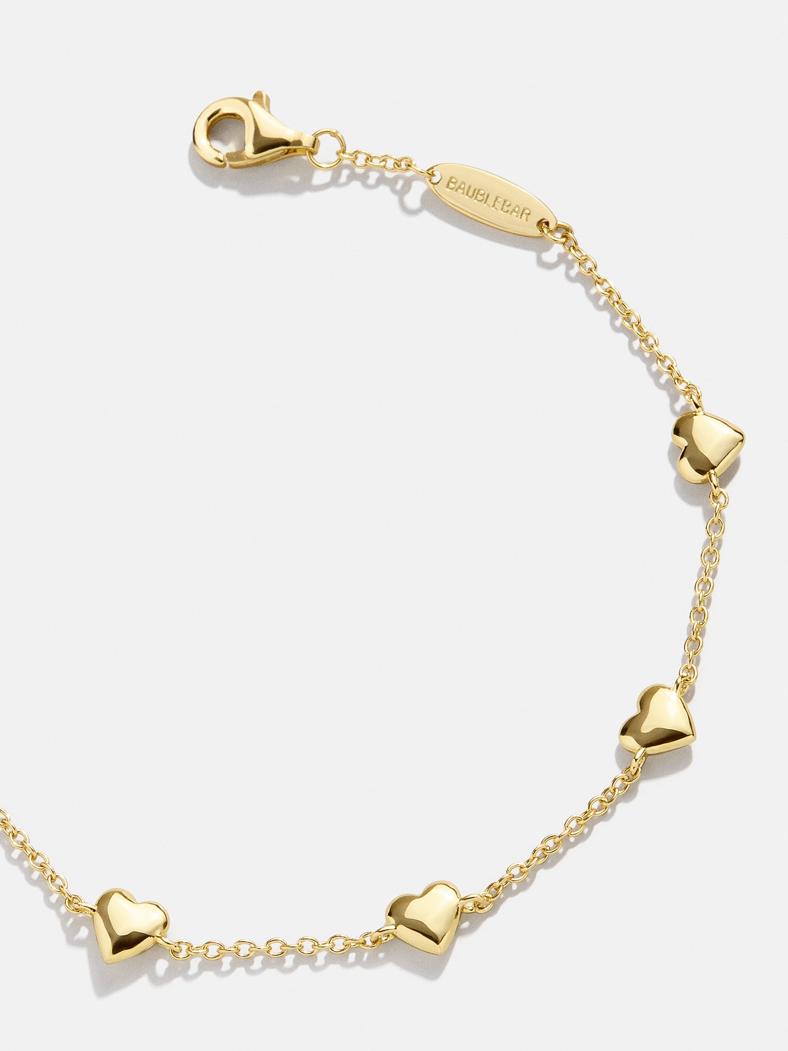 18K Gold Heart Bracelet - Heart