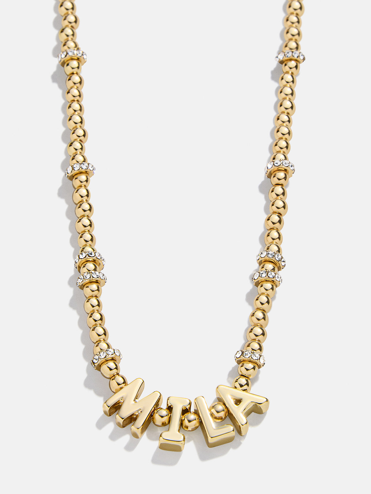 Kids' Custom Pisa Nameplate Necklace - Gold