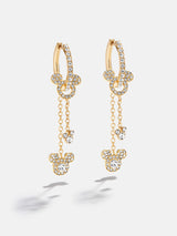 BaubleBar Disney Mickey Mouse Drop Earrings - Gold/Pavé - 
    Ends Tonight: Enjoy 25% Off
  
