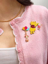 BaubleBar Disney Winnie the Pooh & Piglet Pin - Winnie the Pooh & Piglet Pin - 
    Officially licensed Disney collectible pin
  
