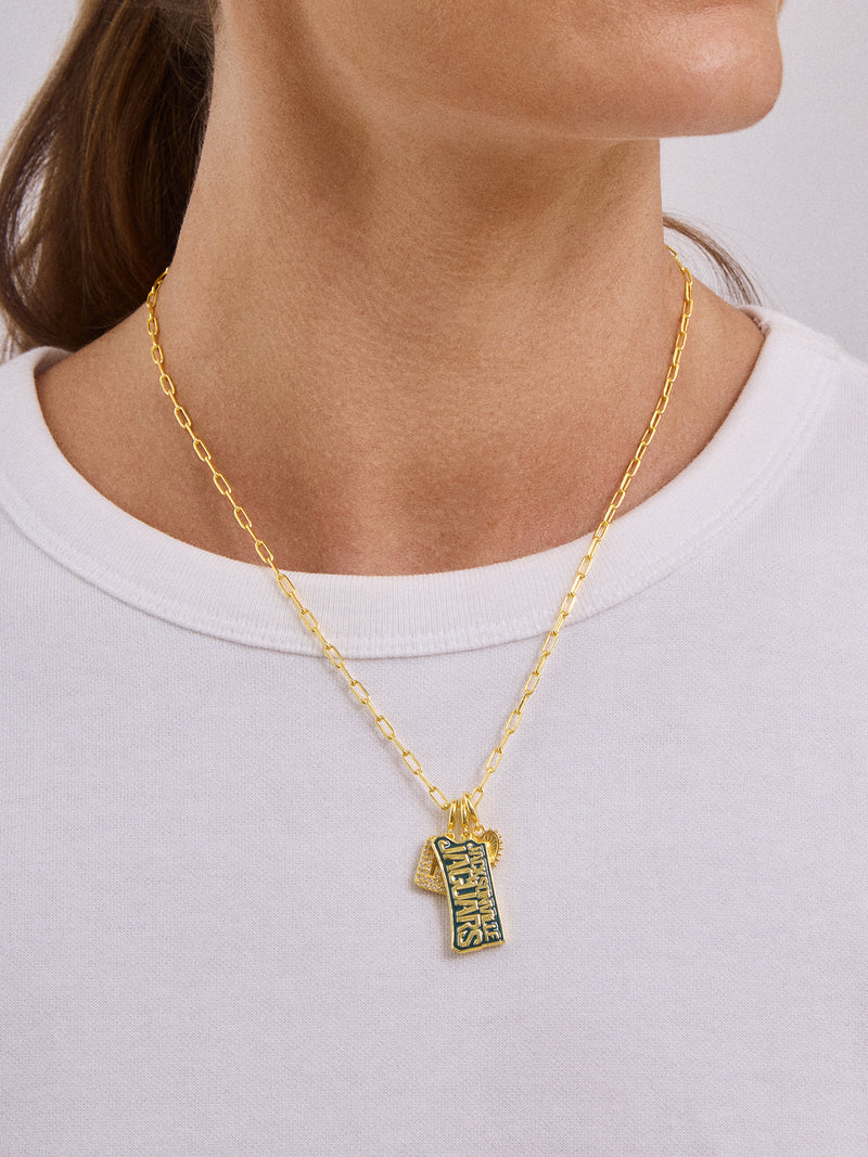 BaubleBar WEAR By Erin Andrews x BaubleBar Jacksonville Jaguars Cluster Charm - Jacksonville Jaguars - 
    Enjoy 20% Off Necklaces – For a Limited Time
  
